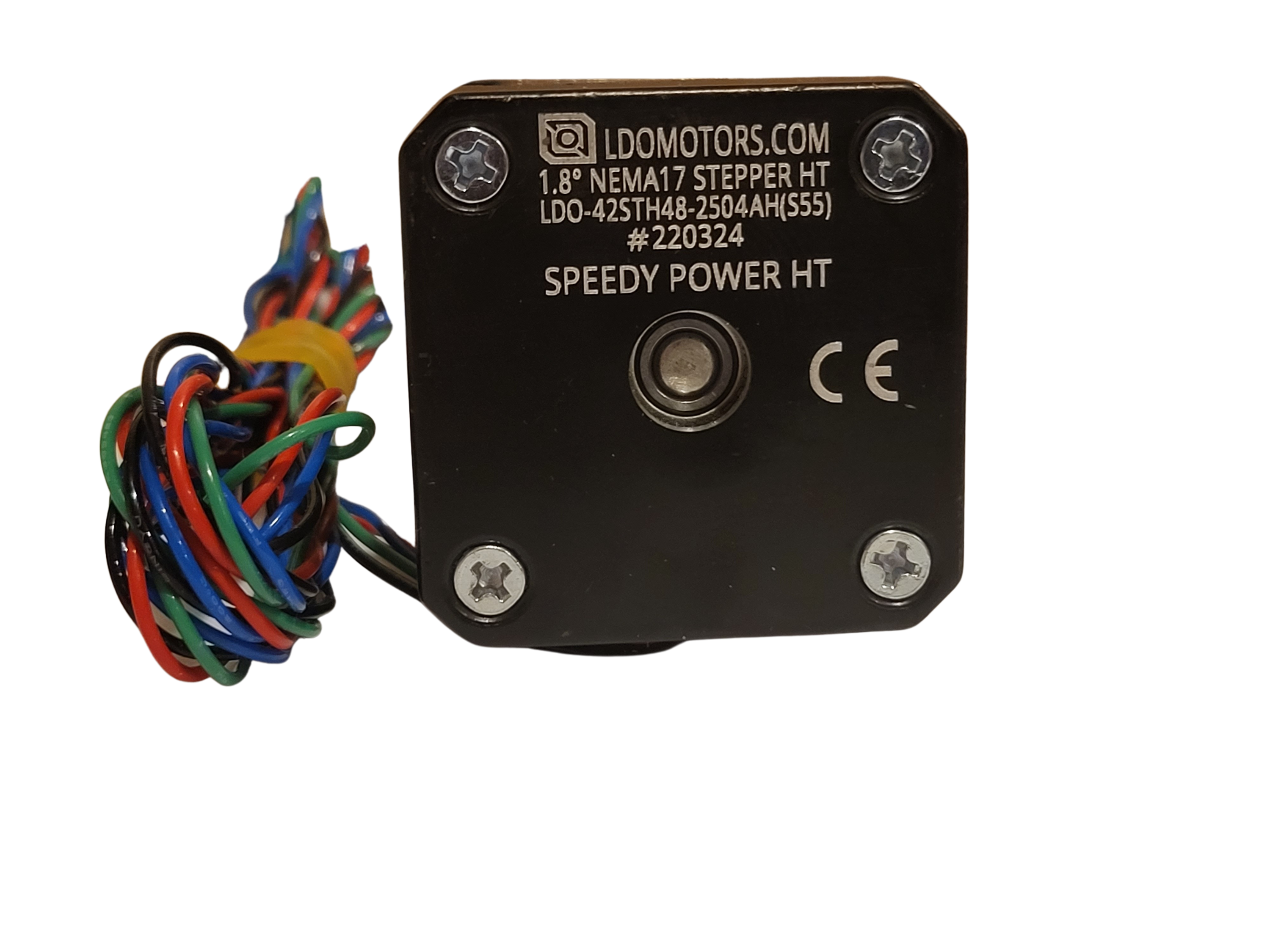 LDO NEMA 17 MOTOR HIGH TEMP LDO-42STH48-2504AHS8-55_RevA8mm Shaft "LongBoi"
