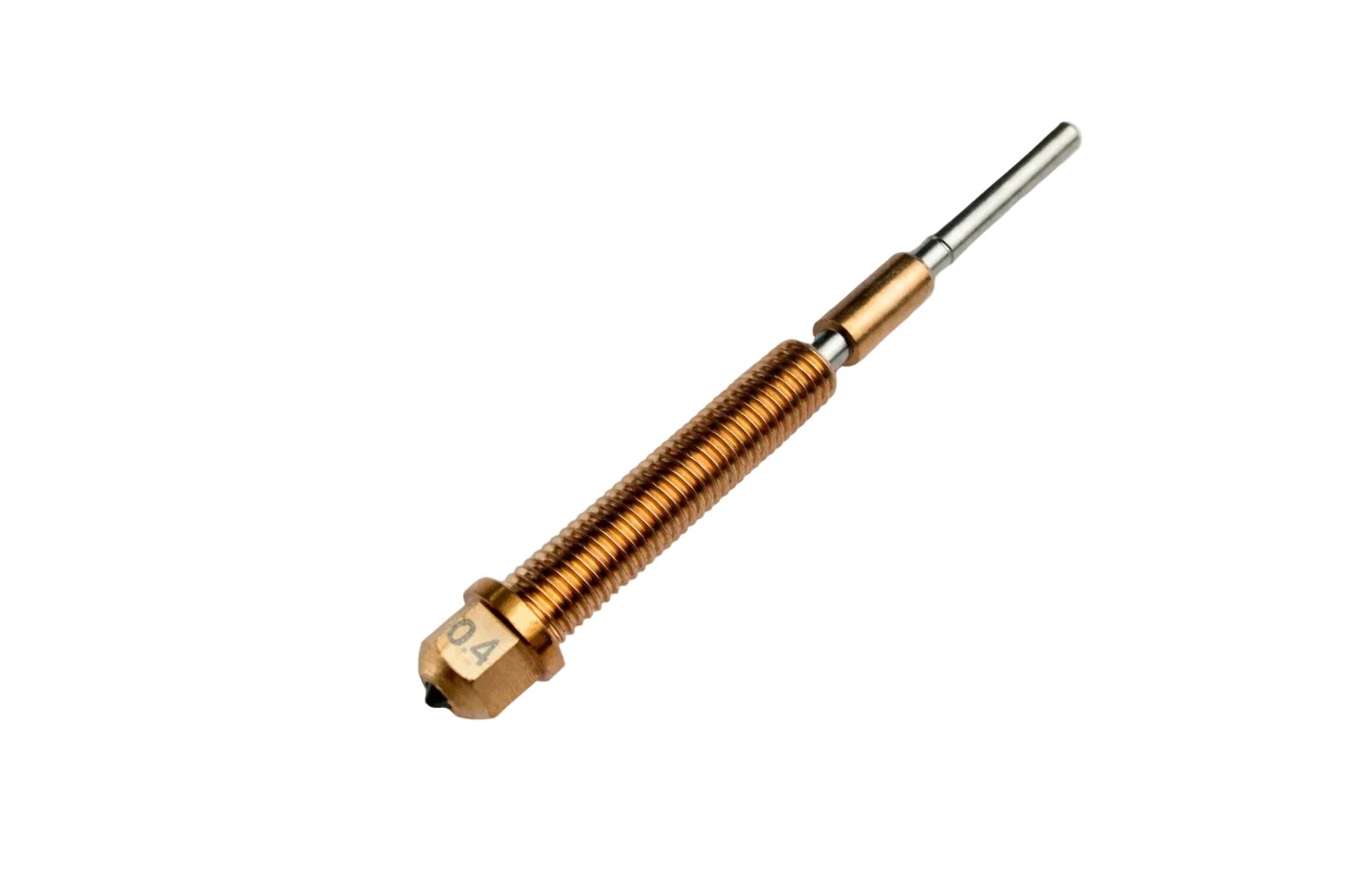 ALPHA PCD 3D Printer Nozzle – Polycrystalline Diamond (V6 / Prusa / K1C / K2P / Qidi Plus4)