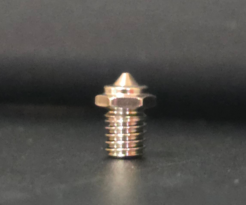Two Step Process - Plated Copper Nozzle FIN