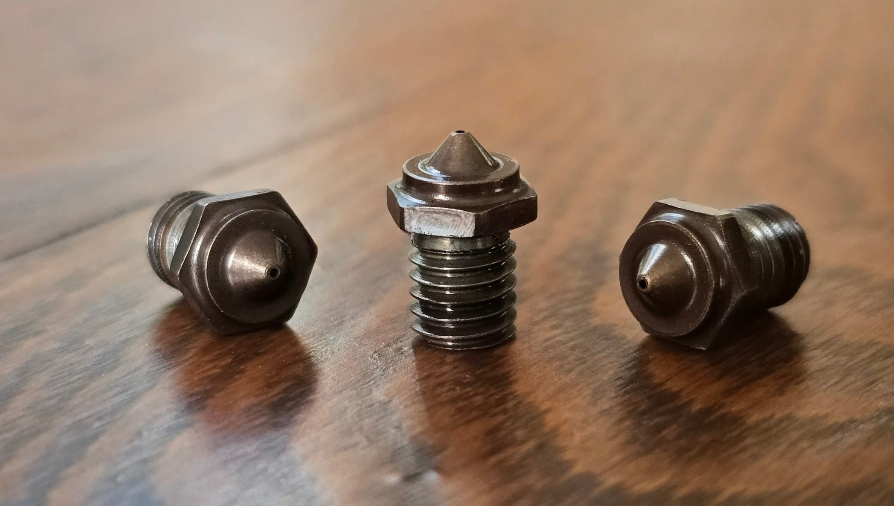 Two Step Process - Plated Hardened Steel Nozzle FIN