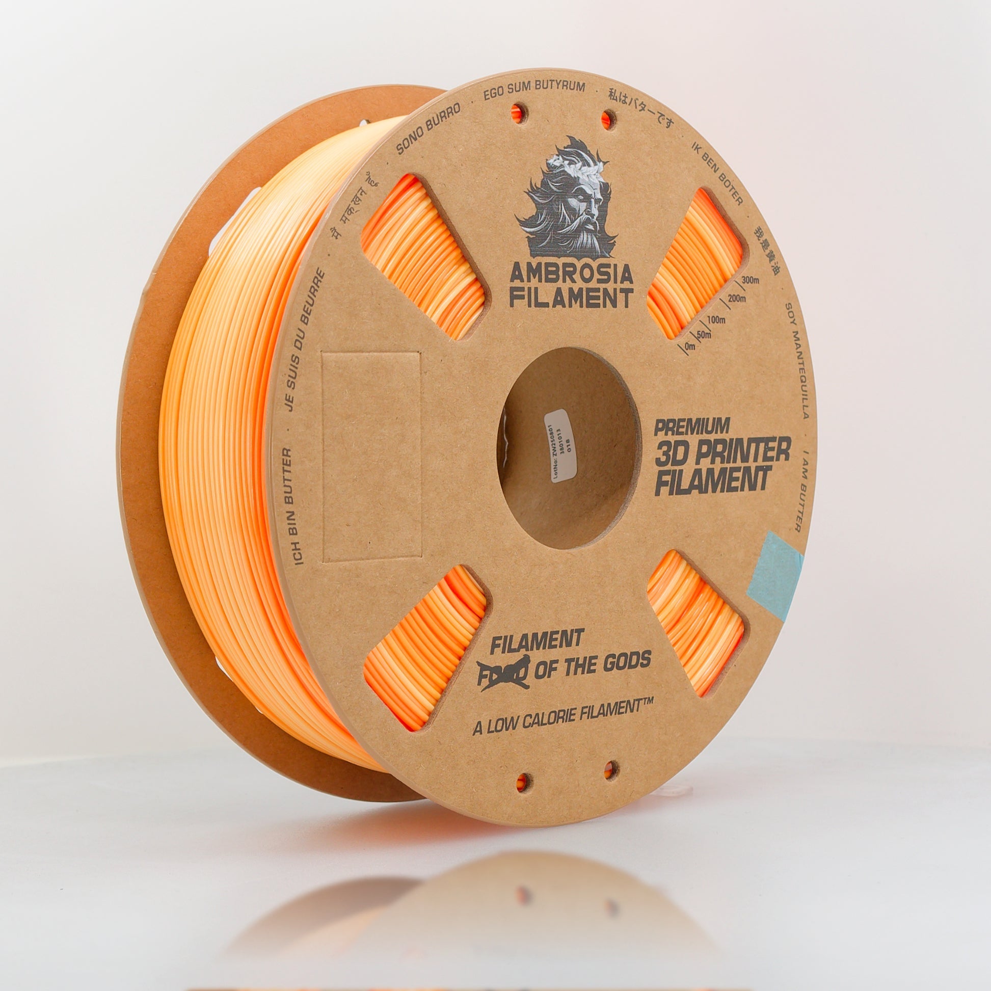 AMBROSIA ASA Filament of the Gods - 1KG Bambu AMS Friendly Cardboard Spools Premium 3D Printing Filament House ASA
