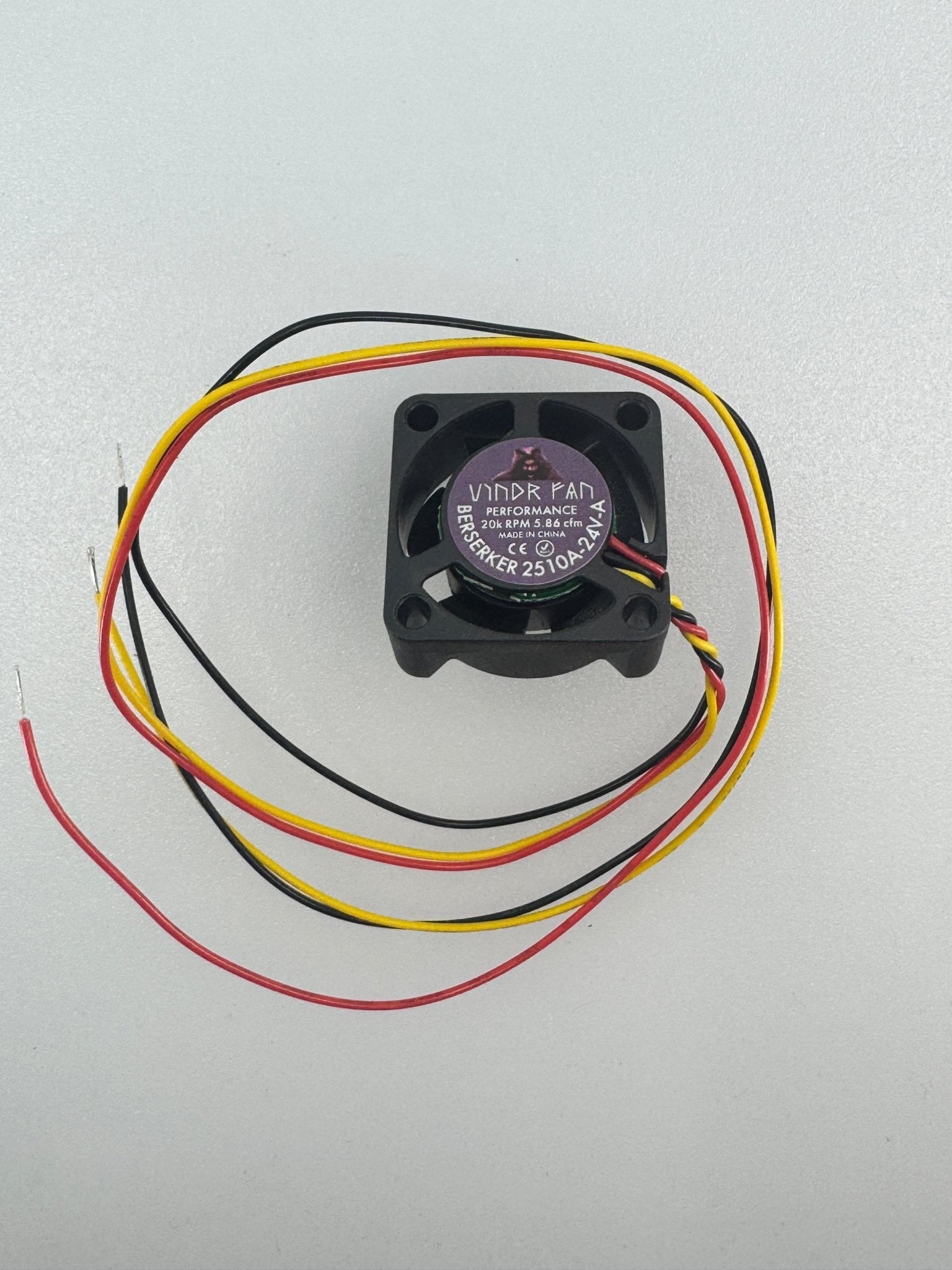 BERSERKER VINDR Ultra-Performance 2510 Axial Fan 24V 2510A-24V-A 25x10mm