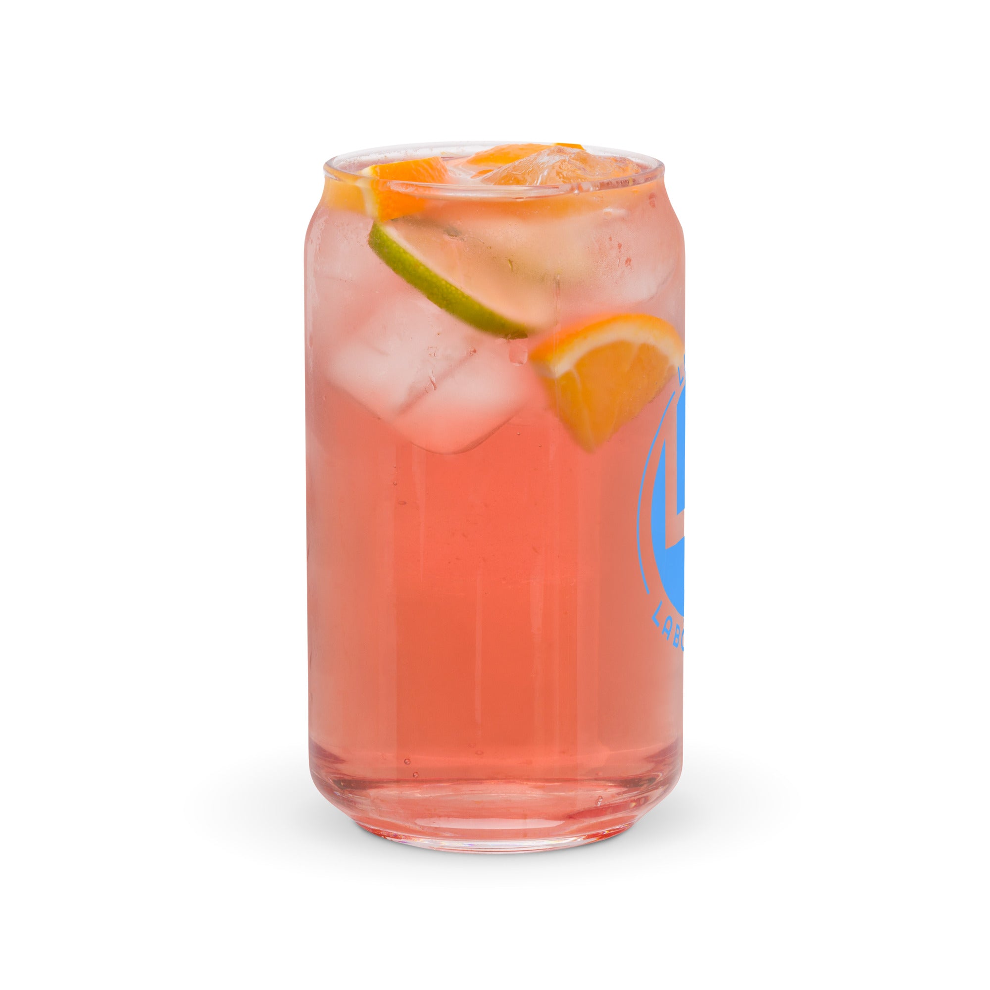 Can-shaped glass with Luke&