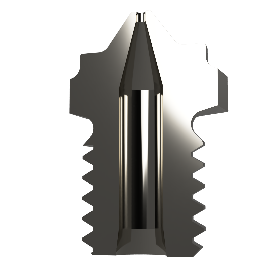Two Step Process - Plated Copper Nozzle FIN