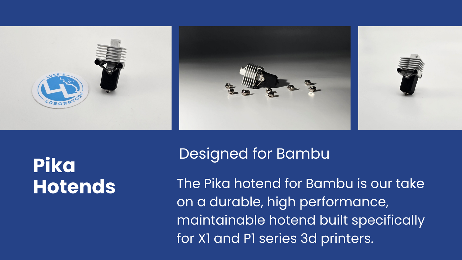 Pika Hotend For Bambu X/P Series