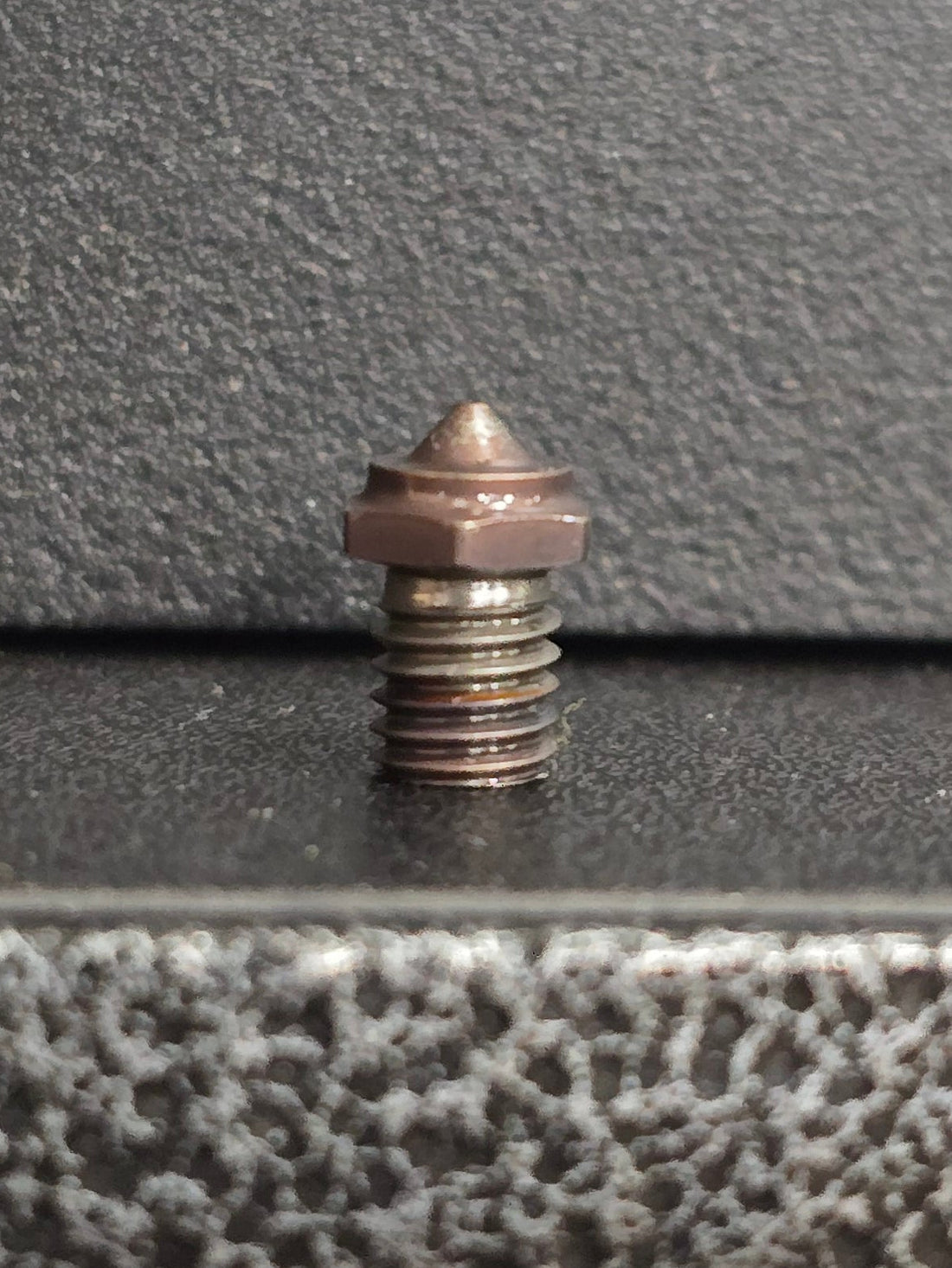 Two Step Process - Plated Hardened Steel Nozzle FIN