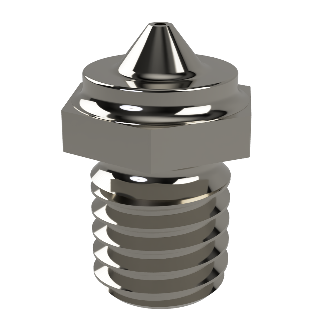 Two Step Process - Plated Copper Nozzle FIN