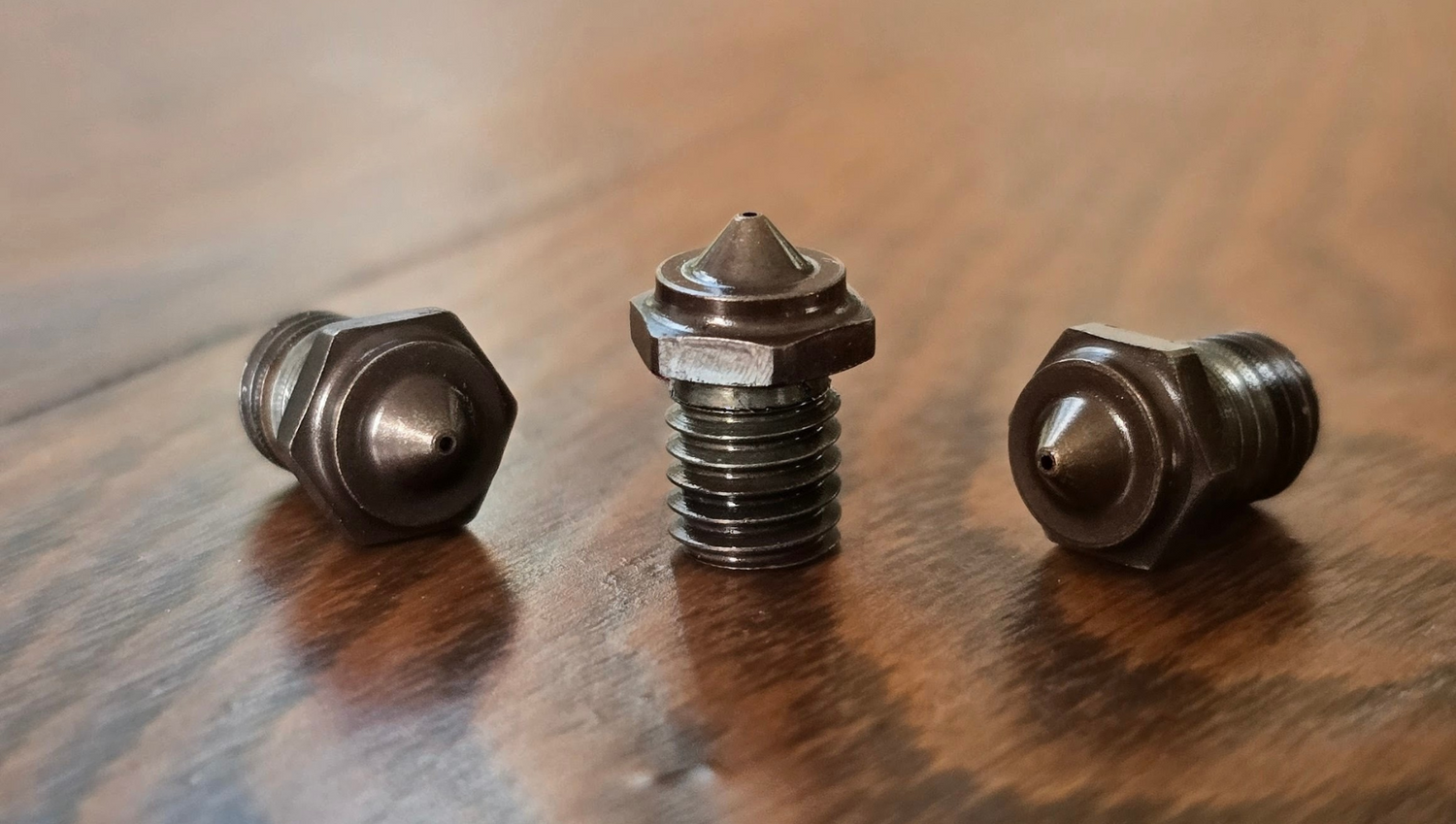 Two Step Process - Plated Hardened Steel Nozzle FIN
