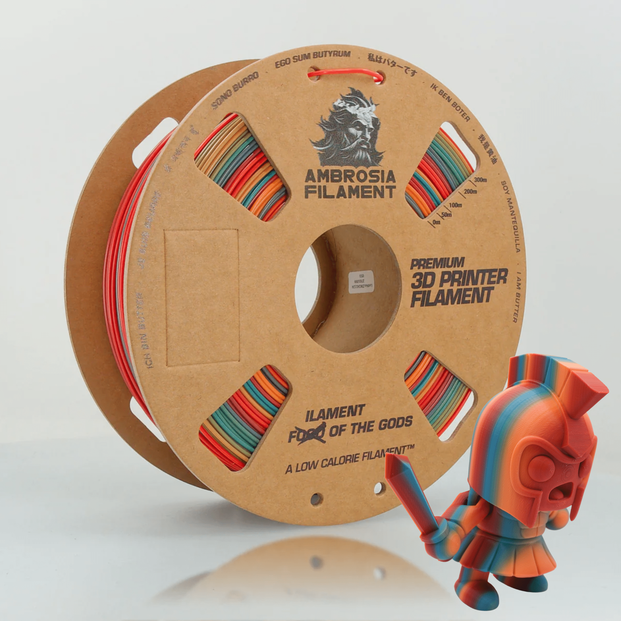 AMBROSIA ASA Filament of the Gods - 1KG Bambu AMS Friendly Cardboard Spools Premium 3D Printing Filament House ASA