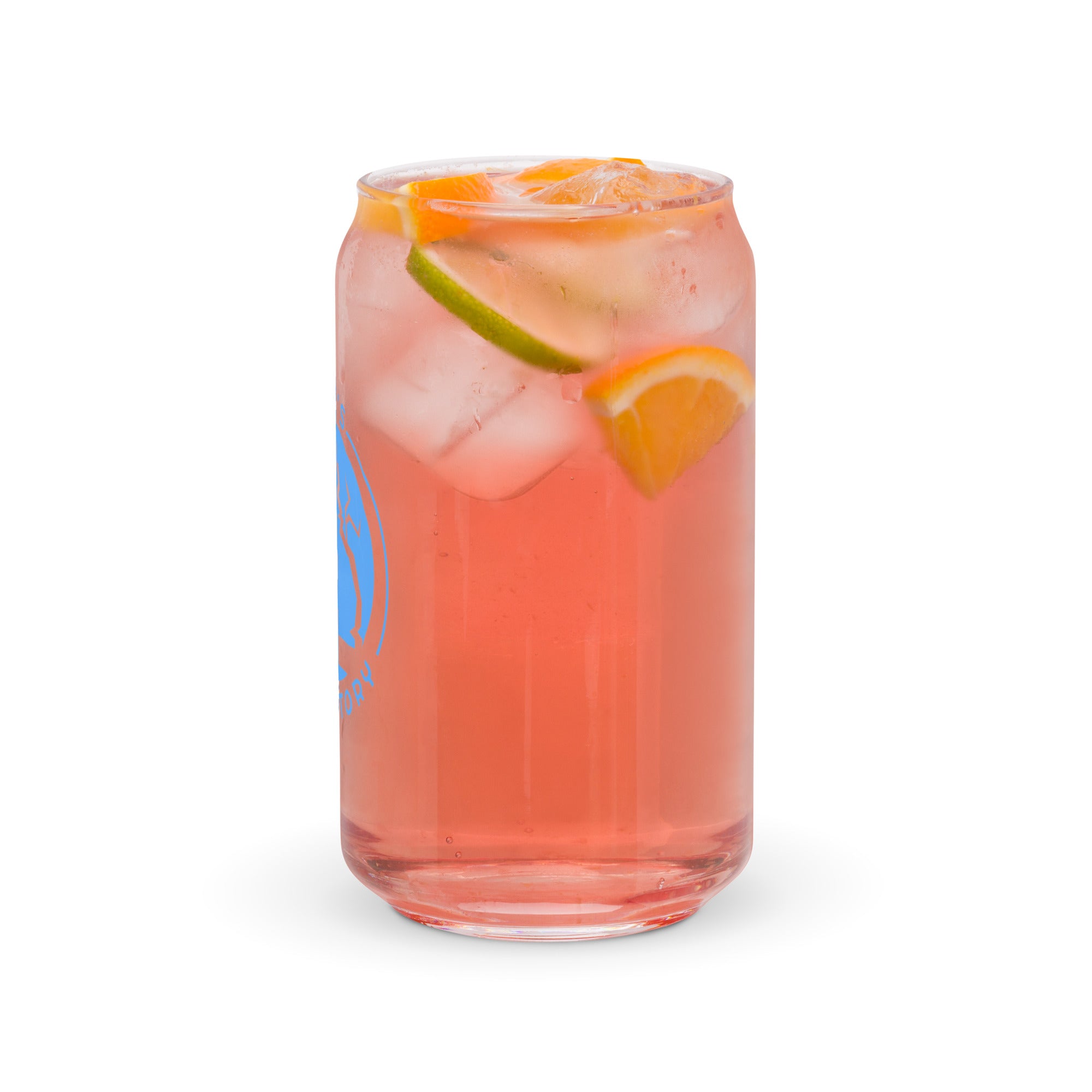 Can-shaped glass with Luke&