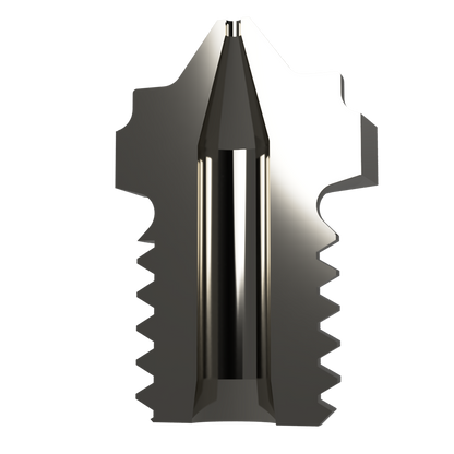Two Step Process - Plated Copper Nozzle FIN