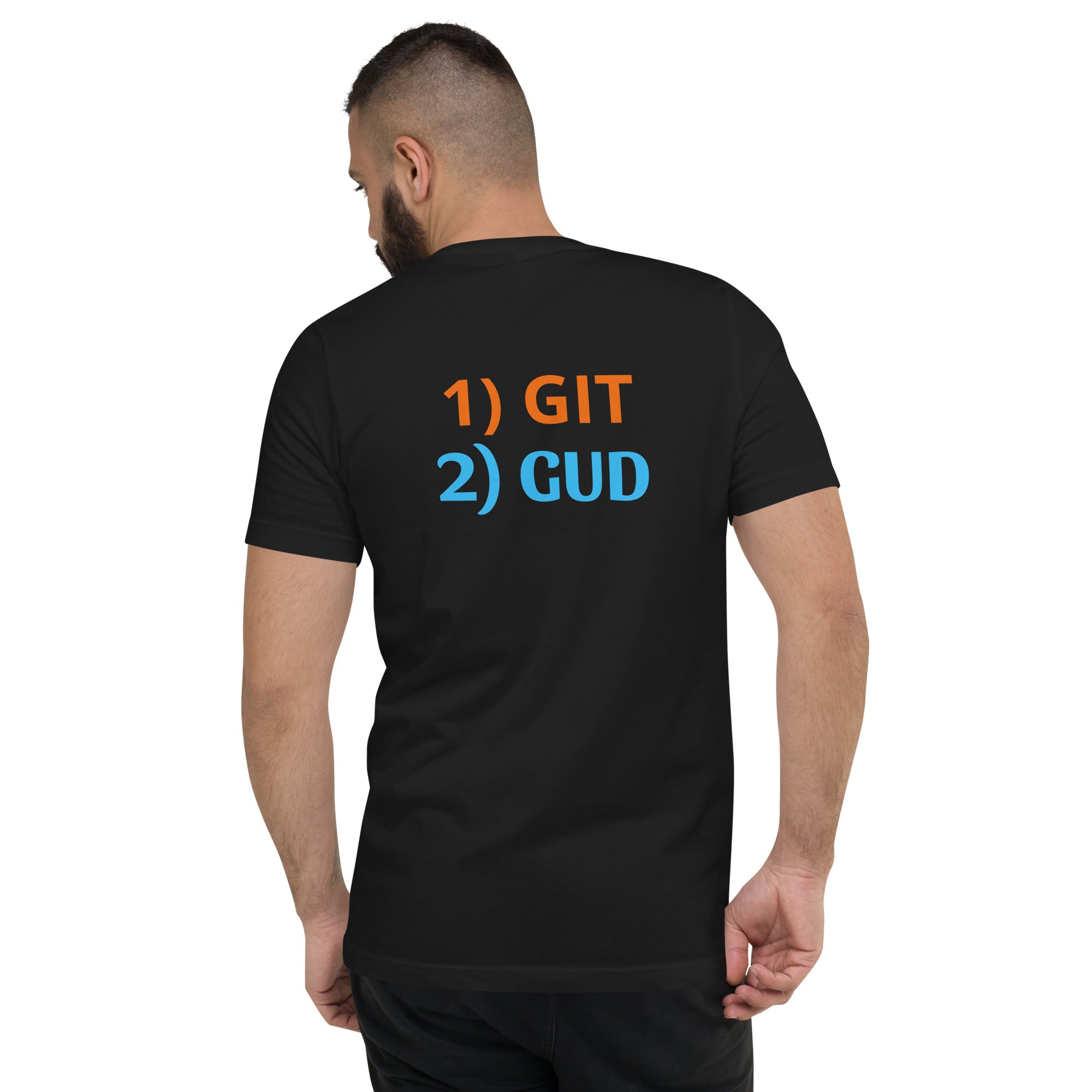 Short Sleeve V-Neck T-Shirt - Git Gud Edition