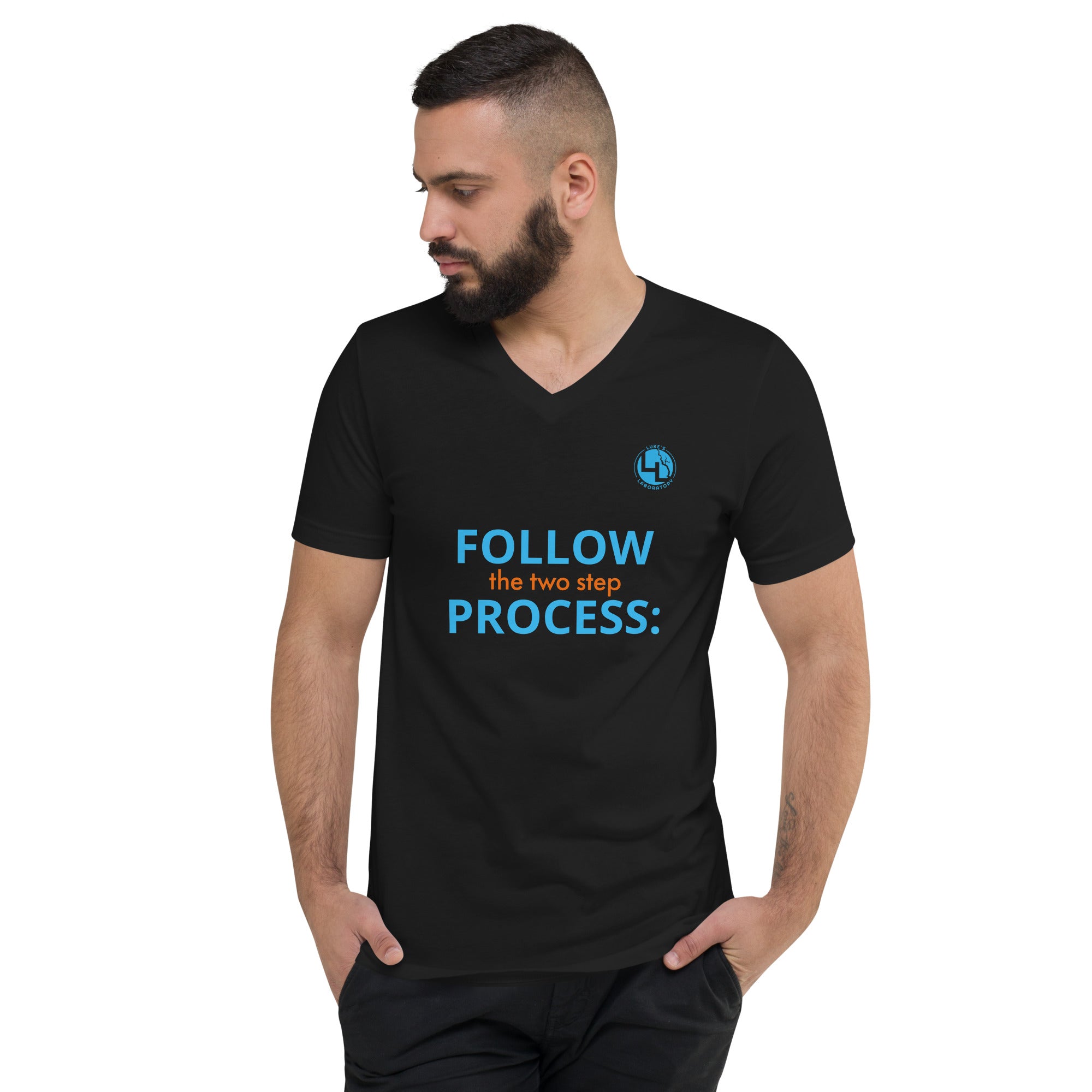 Short Sleeve V-Neck T-Shirt - Git Gud Edition
