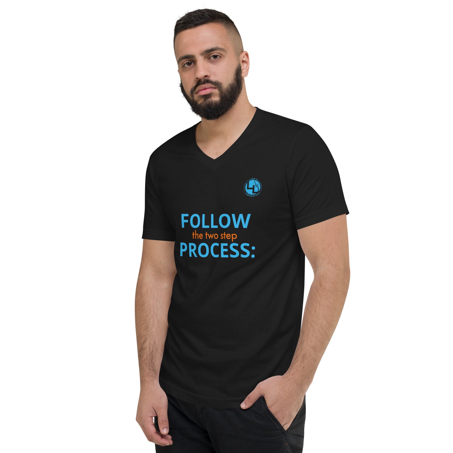 Short Sleeve V-Neck T-Shirt - Git Gud Edition