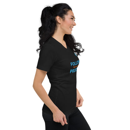 Short Sleeve V-Neck T-Shirt - Git Gud Edition